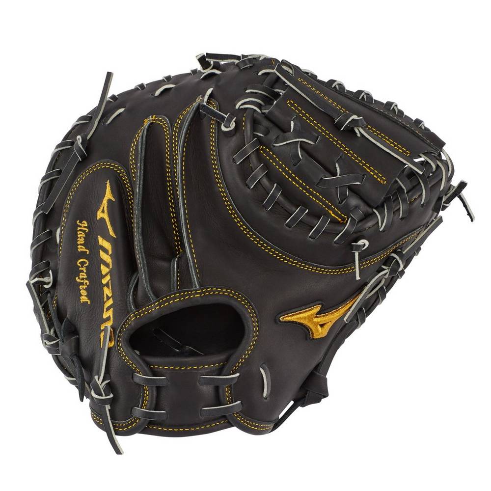 Mizuno Pro 33.5" - Bayan Catchers Mitt - Siyah Türkiye (XLTZJH-931)